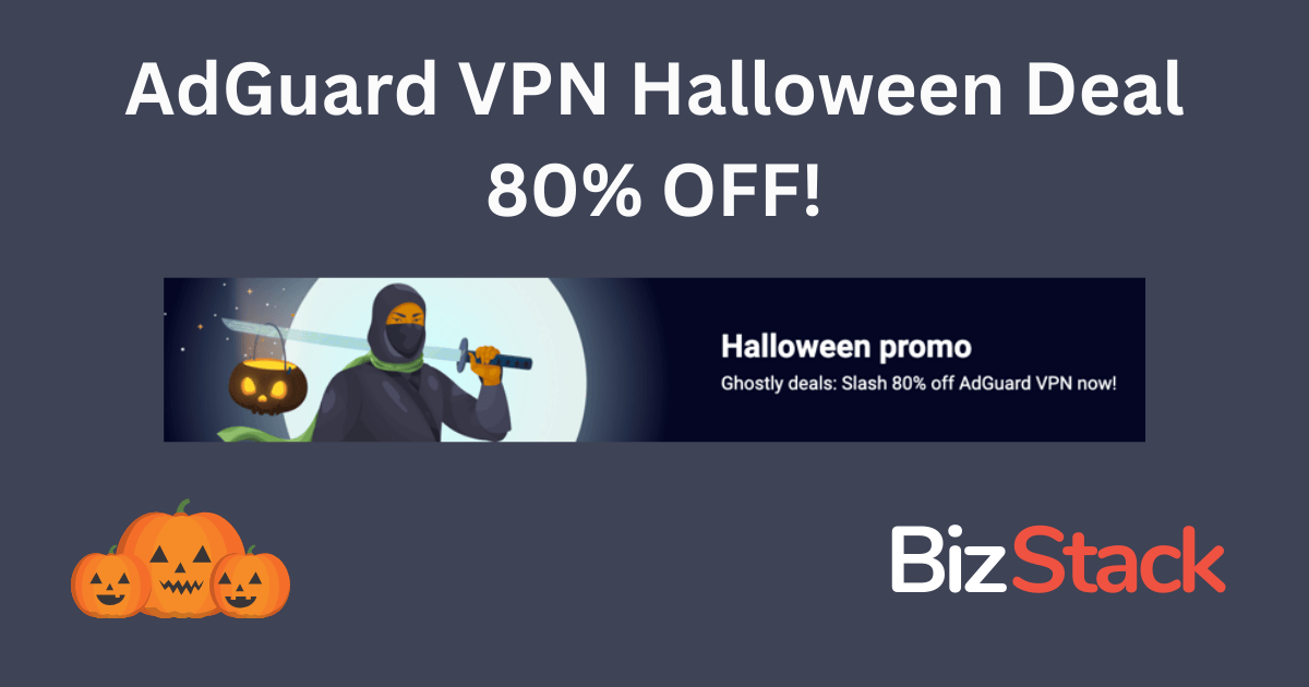 AdGuard VPN is offering a Spooktacular Halloween Deal with savings up to 80% off.