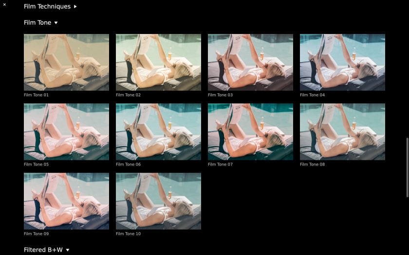 CameraBag Pro Side-by-Side Comparison Screenshot