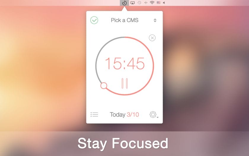 Be Focused Interface