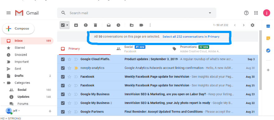 Simplify Your Inbox: Step-by-Step Guide on How To Select All in Gmail
