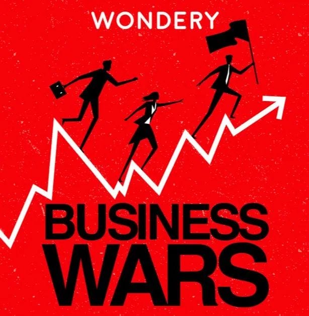 The business wars podcast cover.