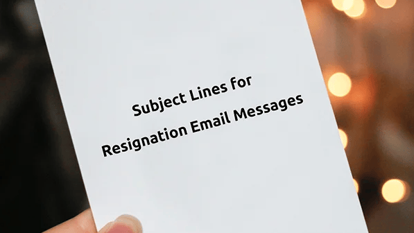 Crafting Effective Subject Lines for Resignation Emails: A Comprehensive Guide