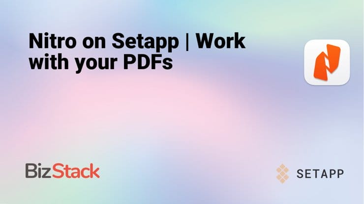 Nitro on Setapp | Work with your PDFs