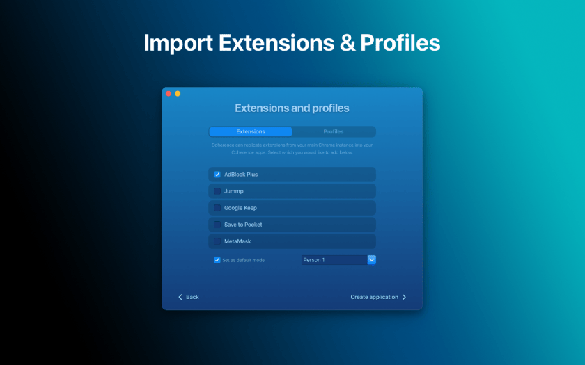 Coherence X Batch Creation Feature