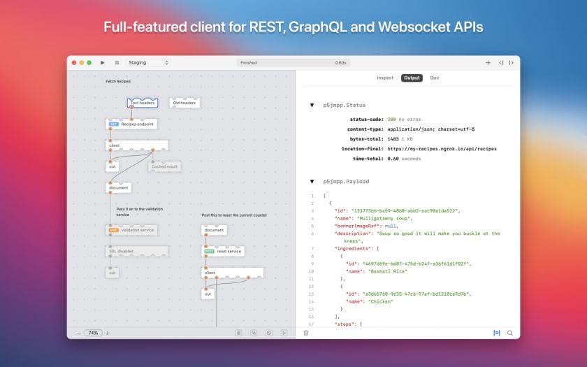 Auxl Screenshot - API Configuration