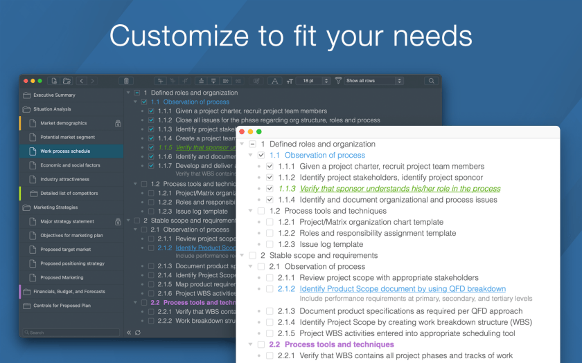 Cloud Outliner Screenshot Sharing Options