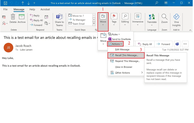 How To Unsend An Email In Outlook?