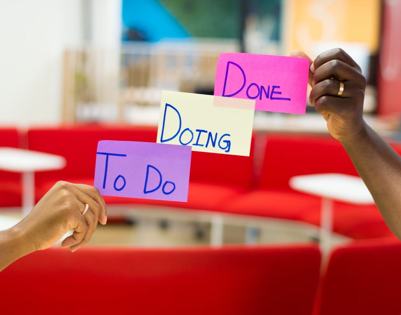 List of task statuses: Done, Doing, To Do