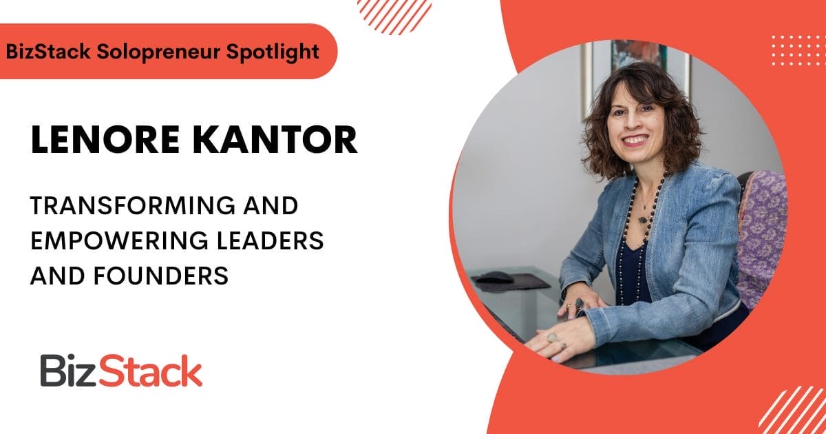 BizStack Solopreneur Spotlight featuring Lenore Kantor
