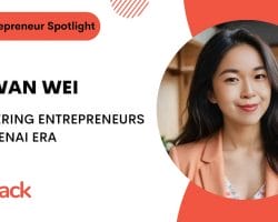 Portrait of Soh Wan Wei featured in the BizStack Entrepreneur Spotlight, showcasing her efforts in empowering entrepreneurs in the GenAI era.